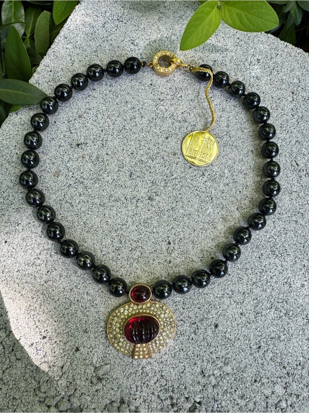 F.W. Lambert Necklace Choker Collar